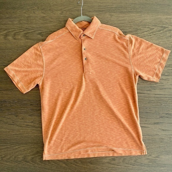 Blue Pronto Uomo Men’s Polo Shirt Burnt Orange M - Picture 1 of 8
